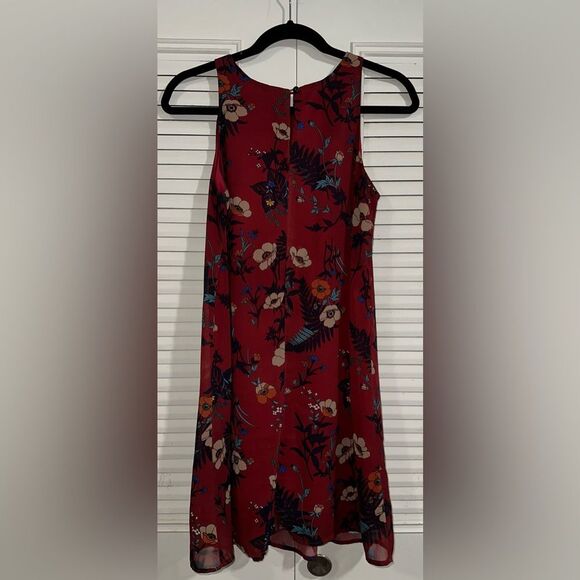 ModCloth Women’s Pleated Floral Sleeveless‎ Shift Dress Size S - Picture 4 of 9